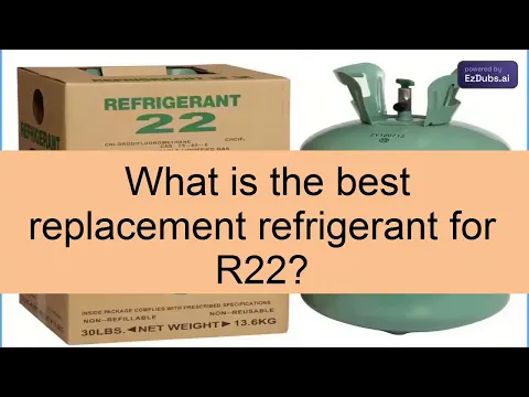 Download MP3 Best replacement for r22 refrigerant gas in refrigeration and air-conditioning