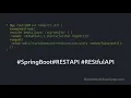 Spring Boot REST API Tutorial Learn REST and RESTful Concepts