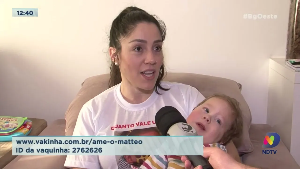 Ame o Matteo: família precisa de mais R$ 5,2 milhões para comprar o medicamento