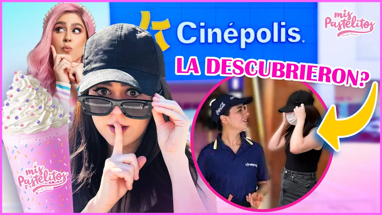 MI GEMELA FU A PROBAR MI FRAPPE A CINPOLIS LA DESCUBRIERON?   MIS PASTELITOS