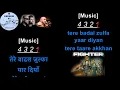 heer aasmani karaoke  with hindi english lyrics | fighter | hrithik | vishal shekhar | B praak