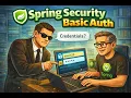 Spring Security 2022 Basic Auth