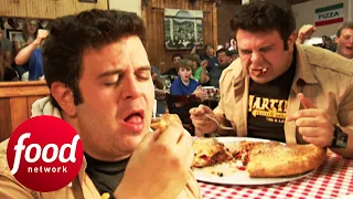 Holy Moly Can Adam Finish This 5 Lb Stromboli Man v Food