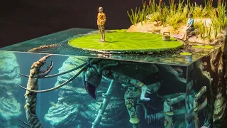 I Built an Underwater Monster Diorama Beneath a Peaceful Pond / Made with Hi3D