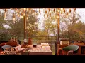 Download Lagu RAINY DAY COFFEE SHOP AMBIENCE: Piano Music and Rain Sounds With Distant Thunder
