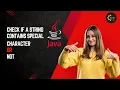 How to Check if a String Contains Special Characters in Java Java Programming Tutorial