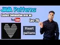 How to print heart pattern in java Heart Pattern Program in Java