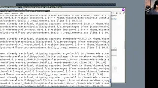 Set up an anaconda environment from environment yml Linux Data Analysis Workflows