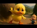 Download Lagu 🦆 Brave Duck Saves Helpless Baby from Giant Rolling Stone 💥😭 | Heart-Touching Story