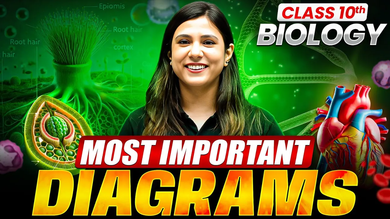 BIOLOGY 🔥 All Diagrams In 1 Video | Don't Skip These | Class 10 ICSE