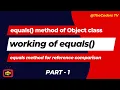 java lang package Object Class equals method equals method in Java TheCoders TV