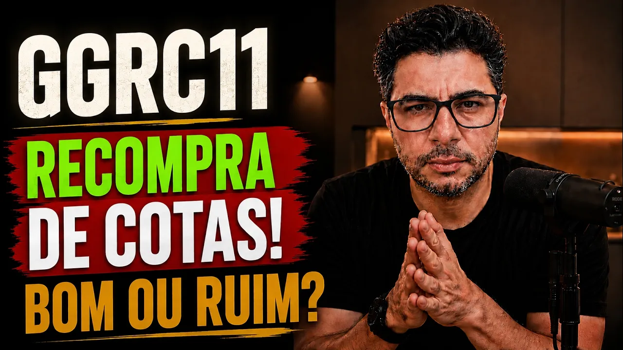 GGRC11: ATENÇÃO À RECOMPRA DE COTAS DESTE FII