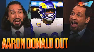 Aaron Donald to miss game vs. 49ers, Chiefs expectations, Will Drake Maye win MVP this season? | FTF