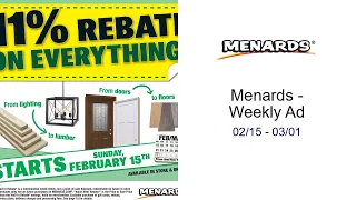 Menards - Weekly Ad
