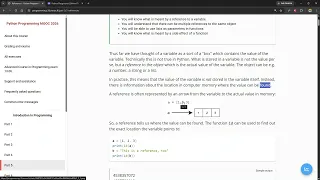 Python Programming MOOC 2026 - Part 5 2 1 References