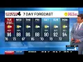 Monday weather update