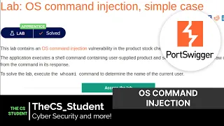 OS COMMAND INJECTION SIMPLE CASE APPRENTICE - PORTSWIGGER ACADEMY