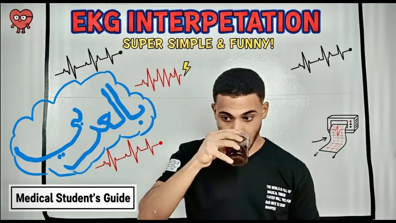 Cardiology - The only video you'll ever need about ECG Basics (بجد)