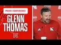Nebraska Football QB Coach Glenn Thomas meets with the media on Wednesday I GBR