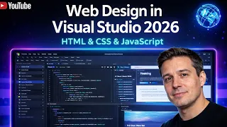 Web Design in Visual Studio 2026 HTML CSS JavaScript