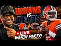 BROWNS vs BEARS LIVE WATCH PARTY Shedeur Sanders Instant Reaction