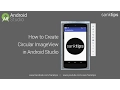 How to Create Circular ImageView in Android Studio Sanktips