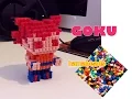 Goku Dragonball how to assembly 3D Perler Hama Beads Artkal