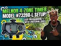 How To Program Setup A Melnor 4 zone water timer J O A T D