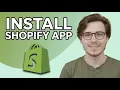 How to Install The Shopify App 2026 Tutorial