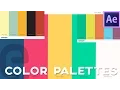 Color Scheme Generator - find and import color palettes After Effects Tutorial