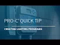 Pro-C Irrigation Controller Advanced 09 Creating Lighting Programs
