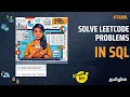 SQL course in Tamil Master SQL with LeetCode Real-Time Problem Solving for Beginners Experts
