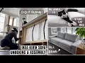 I put together the 183lb KIVIK SOFA on my own Ikea Orrsta Light Gray Unboxing Assembly 2022 800