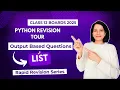 OUTPUT-BASED Questions LIST CBSE Class 12 Computer Science Boards 2025 Revision Series