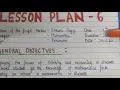 Maths Lesson plan on Perimeter for D el ed Class 1 to 5