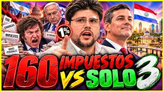 🟣 PEÑA HUMILLA a MILEI 🇦🇷 ¡¡en PARAGUAY puedes PAGAR 1% de IMPUESTOS!! 🇵🇾🔥 Argentina HUNDIDA