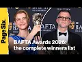 BAFTA Awards 2026 the complete winners list
