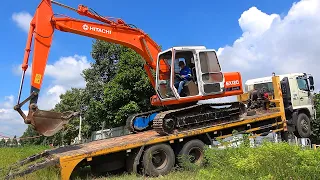 Máy Xúc XUỐNG XE TẢI Dốc Cao, Múc Đất Lên Xe Ben & San Lấp Mặt Bằng | Excavator Truck | MinhAn Toys