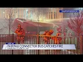 Fairfax Connector bus catches fire after crashing into parking garage