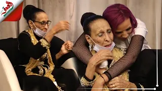 دموع ورقص شاهد آخر ظهور للحاجة الحمداوية في حفل اعتزالها قبل وفاتها بالسرطان 