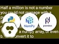Combining multiple timeseries data to one 2d numpy array