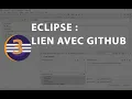 Eclipse n 3 GitHub et Eclipse