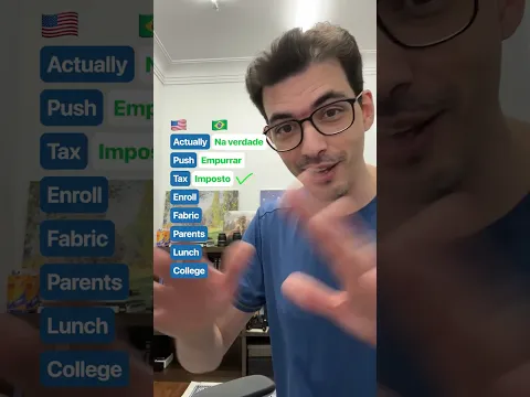 Falsos cognatos em inglês que enganam todo mundo!