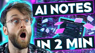 I create a AI notes taker in 2 minutes in python Python project number 2