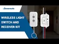 Download Lagu How to Set DEWENWILS Wireless Light Switch and Receiver Kit Remote Control Switch