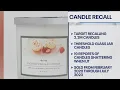 Target issues candle recall