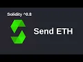 Send ETH Solidity 0 8