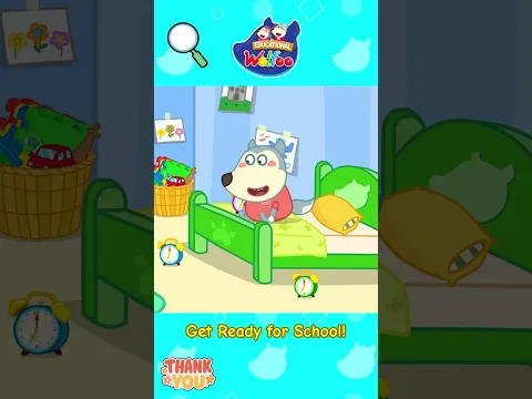 Wolfoo Smashed the Alarm Clock! ⏰ | Get Ready for School #shorts #morningroutine #wolfoo