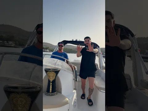 Darbuka on boat in Albania 🇦🇱 #darbuka #alrafaelo #albania