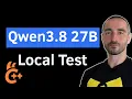 Qwen3 8 27B Local Test New Open Weight 16GB Model King Coding with OpenCode and Agentic Work